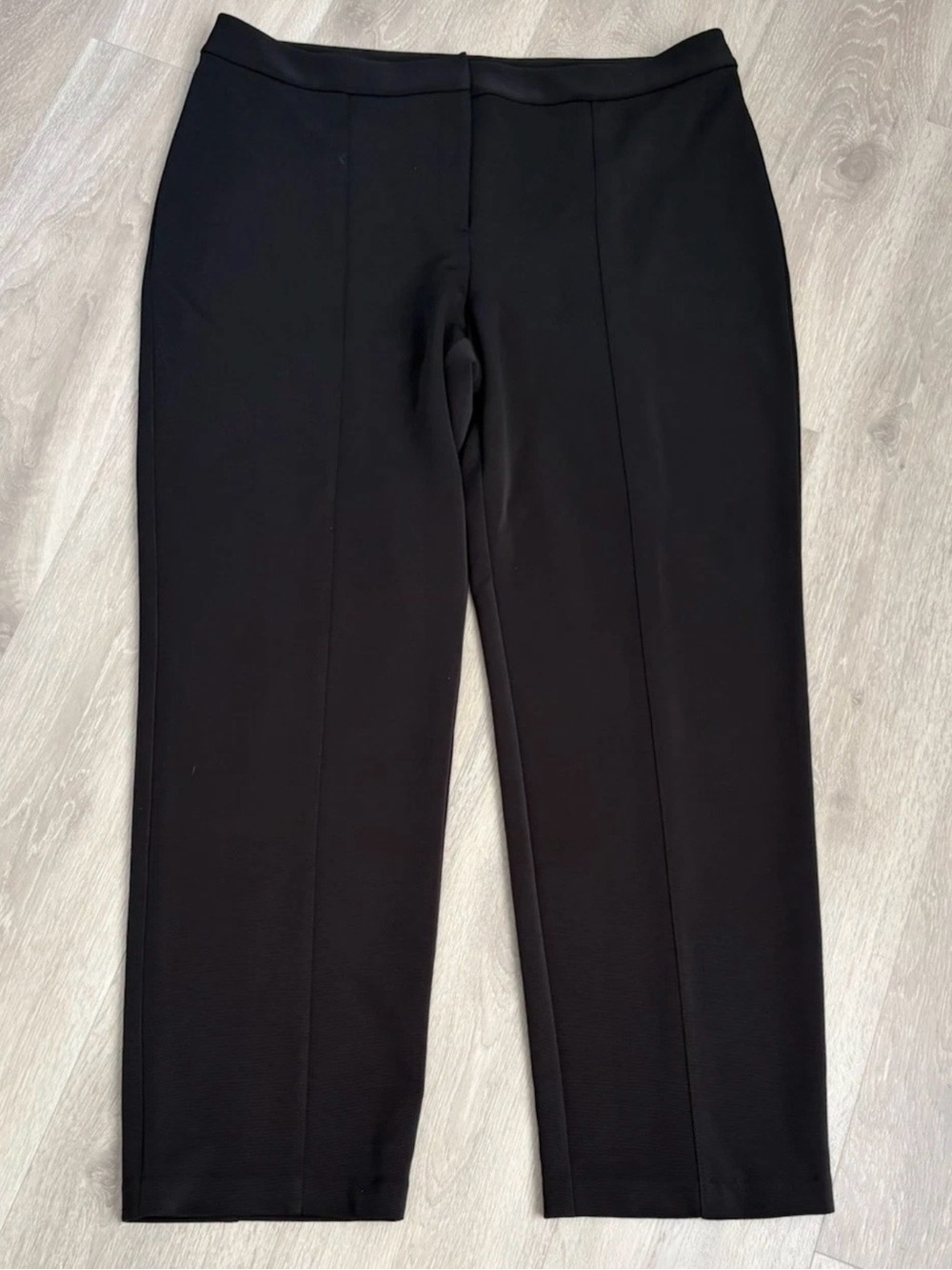 Chico's Chelsea Collection Front Seam RG Pant Black 3 (XL/16) NWT
